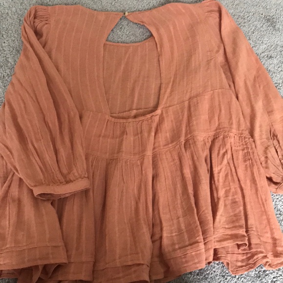 Rust Open Back Tunic - Picture 3 of 4